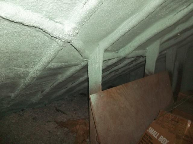 Spray Foam Insulated Attic
