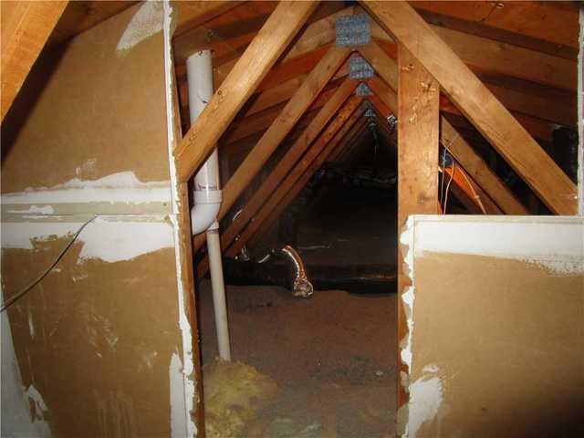 Pipes and Ducts in Attics