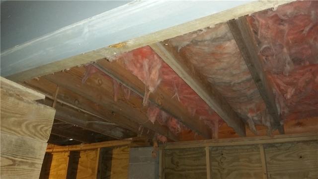 Fiberglass Batt Insulation That Has Fallen