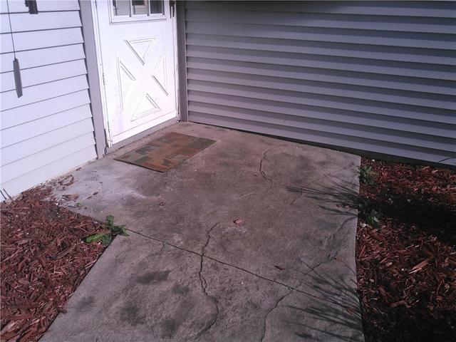 AFTER! Raised Concrete Slab for Home Entrance