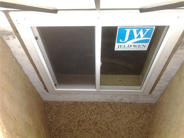 Basement window installation in Austin, MN