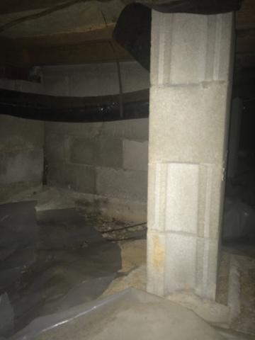 Dirty crawl space