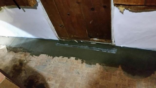 TrenchDrain After Concrete