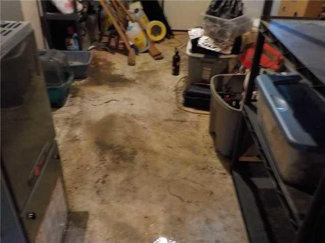 Water Damage in Basement