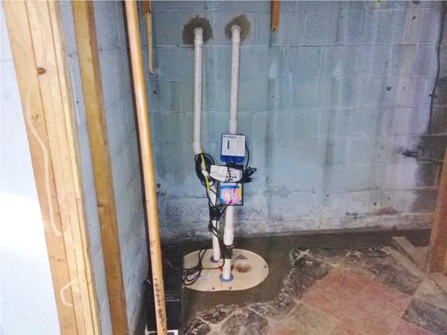 Sump Pump System Installed