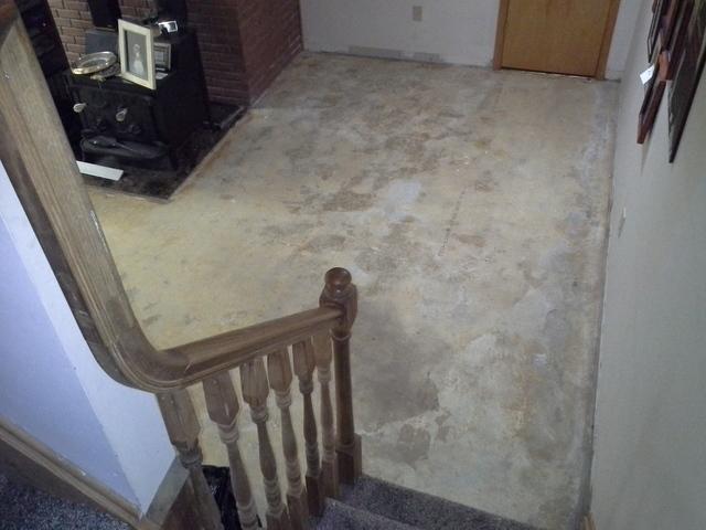 Concrete Floor - Before pic 1