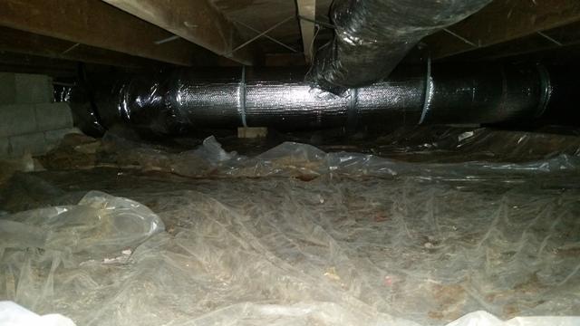 Dirty crawl space