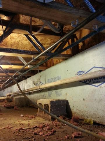 Moisture Control Needed in Fuquay Crawlspace