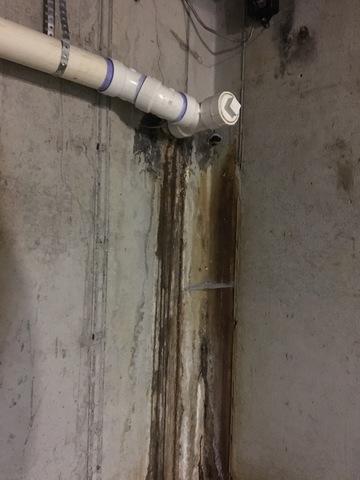 Crack injection stops water from leaking into foundation