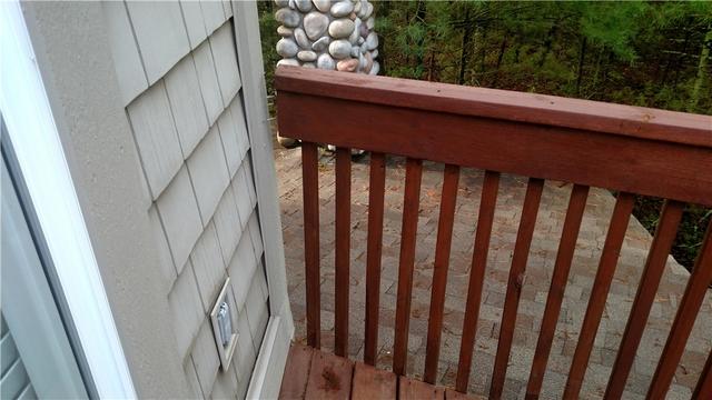 Deck separating from the house