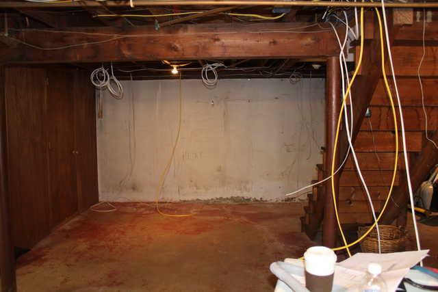 Before - Basement to Beautiful in Wethersfield, CT