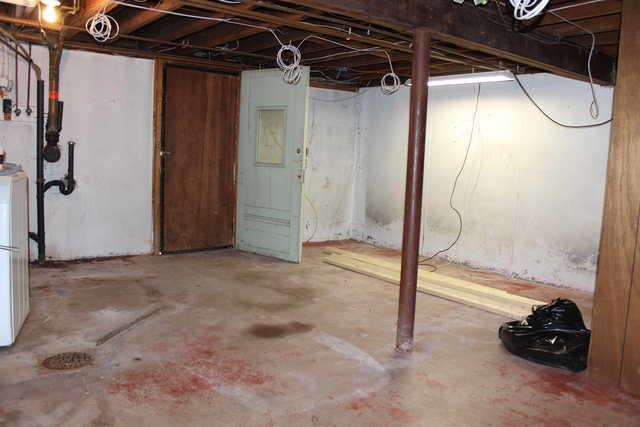 Before - Basement to Beautiful in Wethersfield, CT