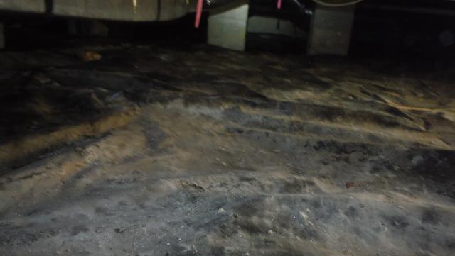 Dirty crawl space