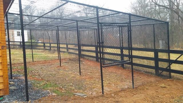 Chicken coop Enclosure installed in Round Hill