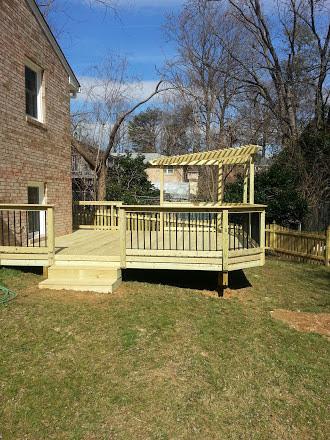 Wood Deck Installation in Virginia