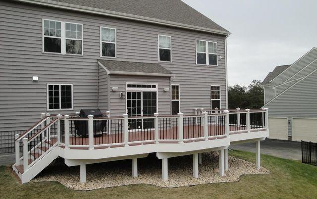 We use the composite decking so you only have to enjoy the deck!