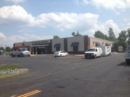 Exterior Electrical Work for the Dollar General in Farmington, NY