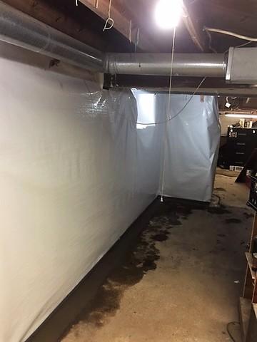 CleanSpace Wall Protects Interior