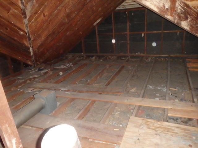 Attic With Old BATT Insulation