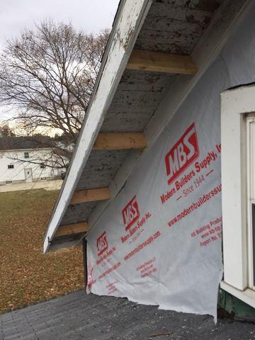 During Siding Installation in Fostoria, OH