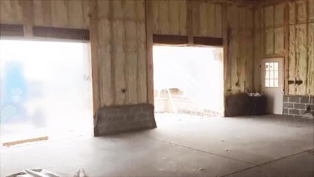 Double garage door entrances