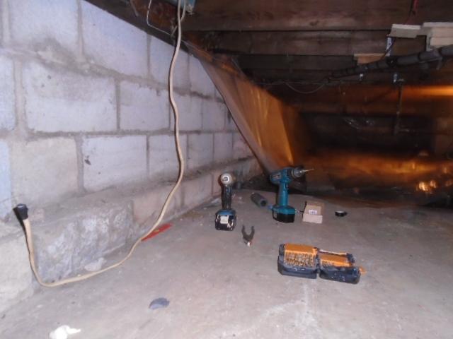 Before - Crawl Space in East Haven, CT