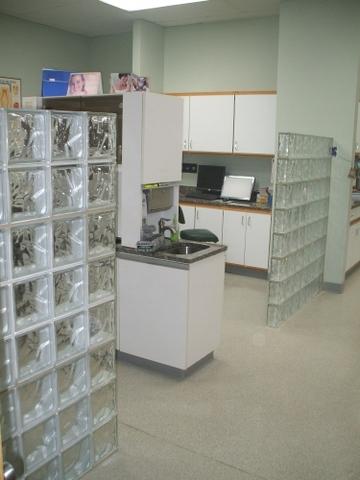 Glass Block Wall Installation in Alexandria, VA Office