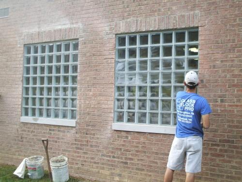 Commercial Glass Block Installation in Alexandria, VA