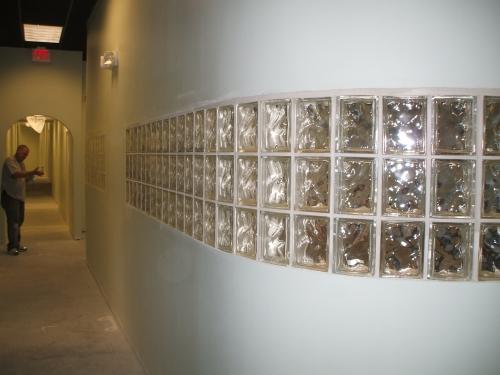 Glass Block Installation for Richmond Dentist Office