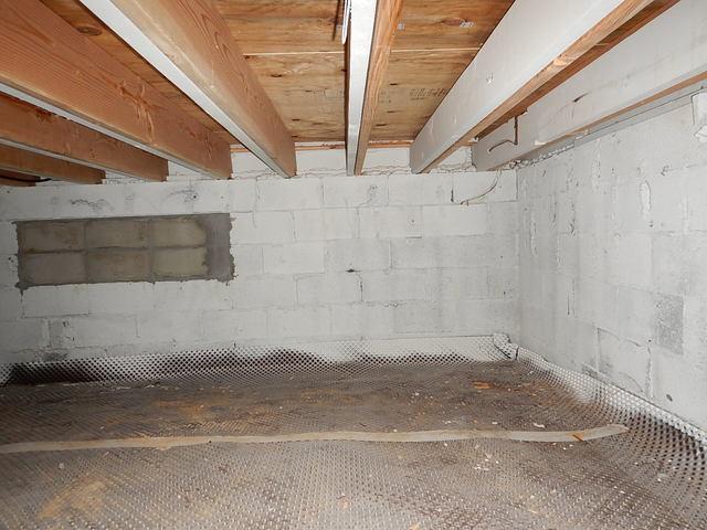 Before - Crawl Space Transformation in Old Lyme, CT