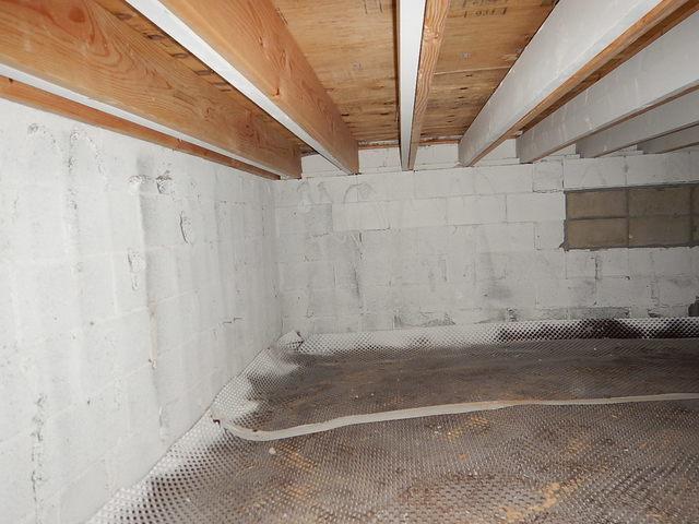 Before - Crawl Space Transformation in Old Lyme, CT