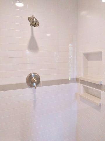 Custom Shower Shelves Installed in Bakersfield