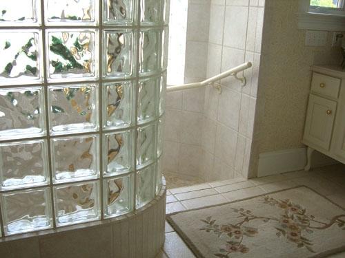 Simple Luxury - Glass Block Shower in Richmond, VA