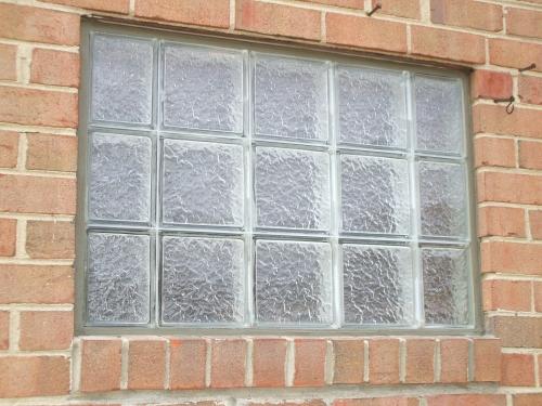 Glass Block Basement Window