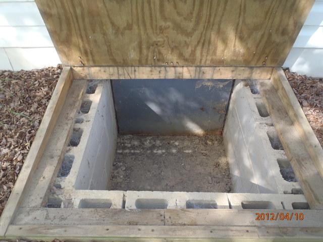 Crawlspace Access Well