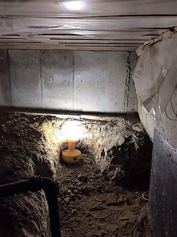 Tunneled Crawlspace