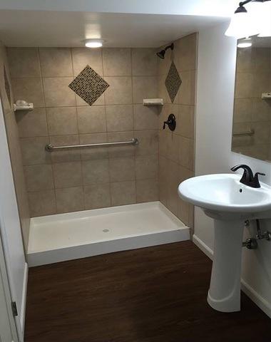 Finished Bathroom Thanks to our Company
