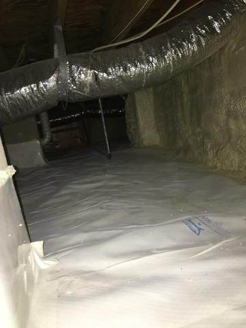 Clean Space vapor barrier