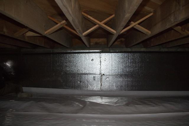 In Progress - Insulating the Walls