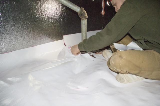 In Progress - Fitting Around Pipe