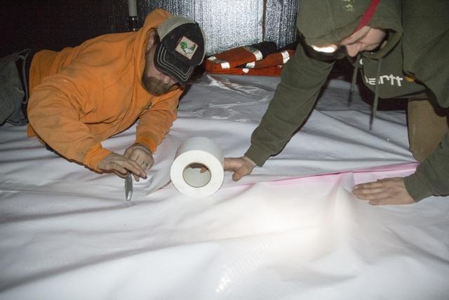 In Progress - Sealing It Up Tight