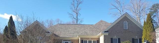 Owens Corning Duration Summer Harvest Shingle on this roof due to the age/leaks of the previous roof.