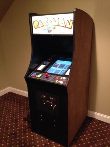 Pac-man multi game in this custom home theater