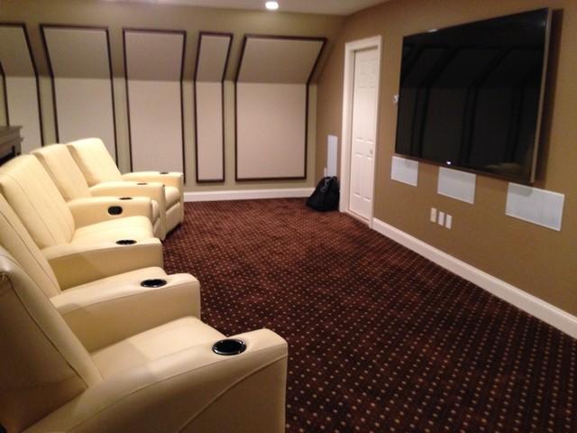 Side view of Custom Home Theater
