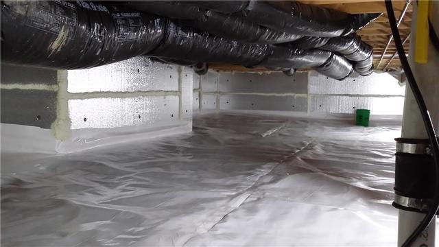 Crawl Space Waterproofed With CleanSpace