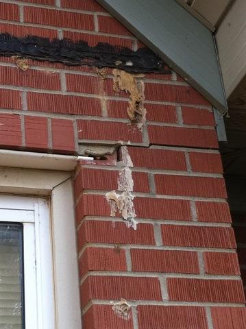 Stair Step Foundation Cracking in Henderson KY Brick Home