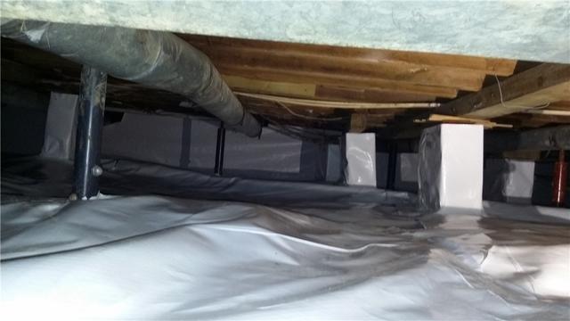 Finished Crawl Space Dryer Than Its Ever Been