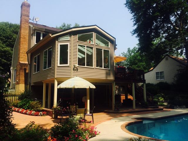 Outside View of Sunroom