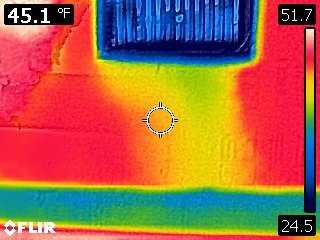 Thermal Imaging Shows Effects of Crawl Space Vents