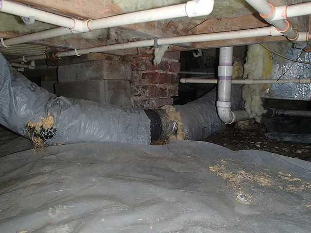 Damaged air ducts